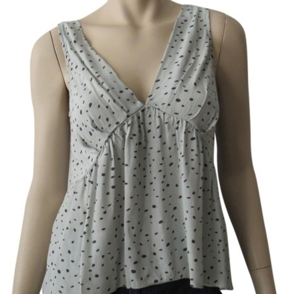 ➺ FREE with any purchase ➺ BCBG | Spotted High-low Mint Blouse